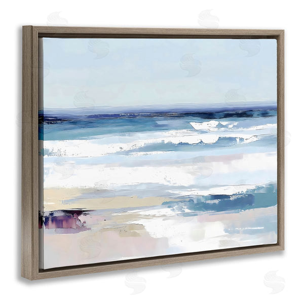 Stupell Industries LSR Creative Studio | Abstract Waves On Shore