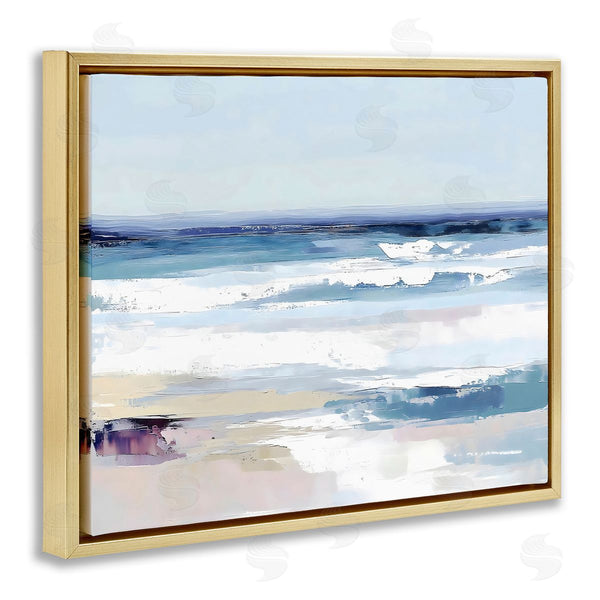 Stupell Industries LSR Creative Studio | Abstract Waves On Shore