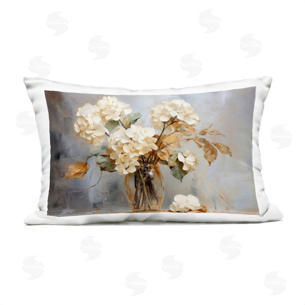 Stupell Industries LSR Creative Studio | Aged With Grace Hydrangeas Printed Throw Pillow