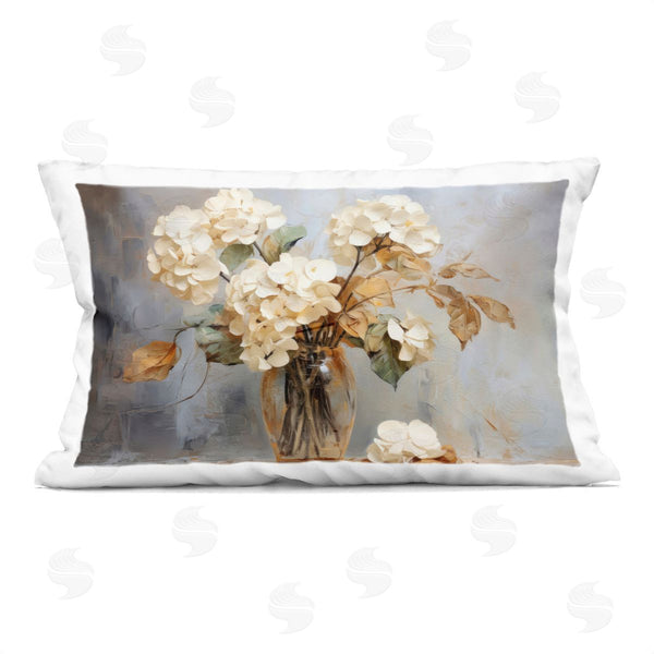 stupell industries LSR Creative Studio | Aged With Grace Hydrangeas Printed Throw Pillow