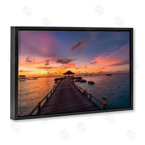 Stupell Industries LSR Creative Studio | Amazing Sunset At Pier