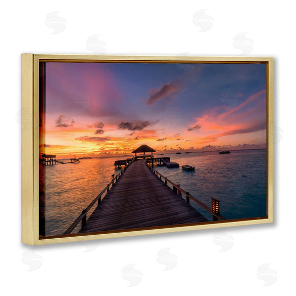 Stupell Industries LSR Creative Studio | Amazing Sunset At Pier