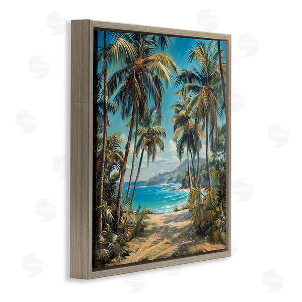 Stupell Industries LSR Creative Studio | Between Palms Beach Pathway