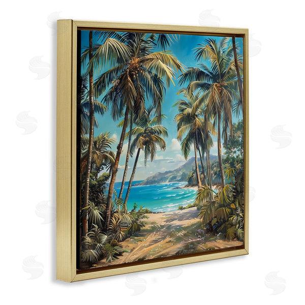 Stupell Industries LSR Creative Studio | Between Palms Beach Pathway