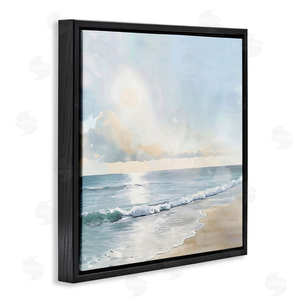 Stupell Industries LSR Creative Studio | Blue Seascape Beach
