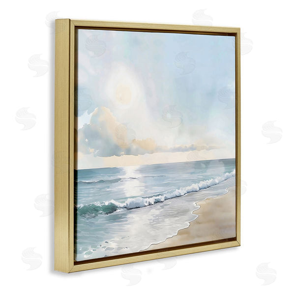 Stupell Industries LSR Creative Studio | Blue Seascape Beach