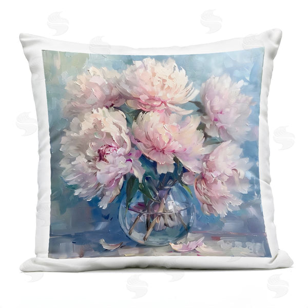 Stupell Industries LSR Creative Studio | Bouquet Of Fluffy Peonies Printed Throw Pillow