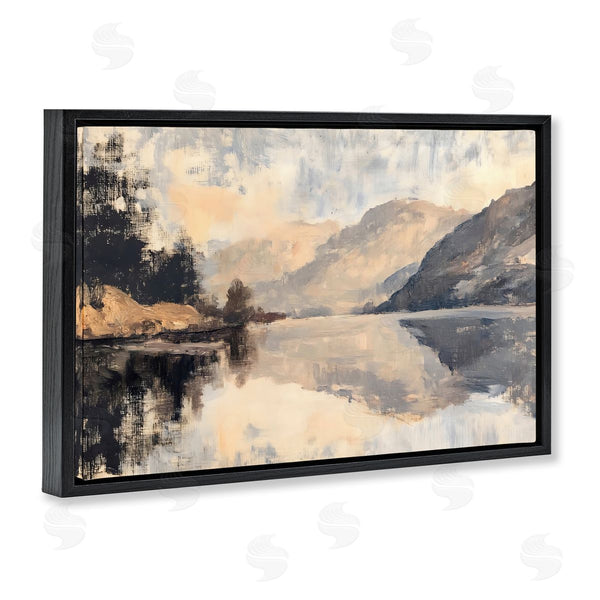 Stupell Industries LSR Creative Studio | Brushed Mountain Reflection