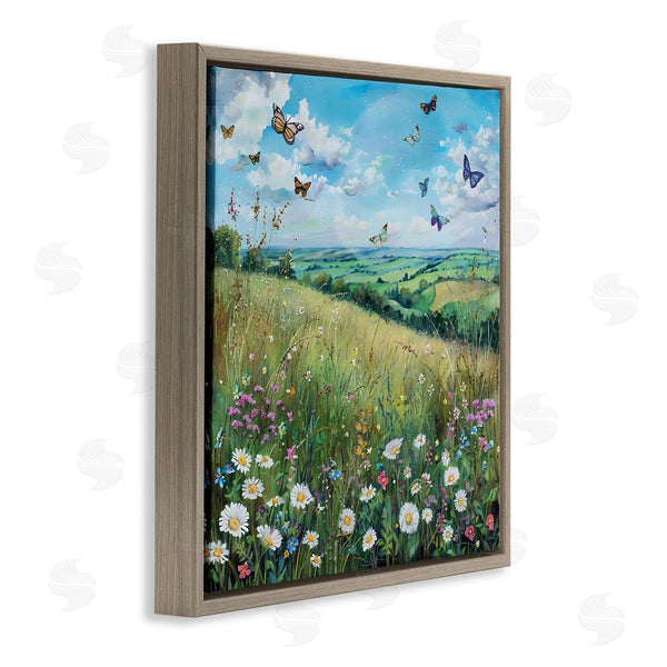 Stupell Industries LSR Creative Studio | Butterflies In Tranquil Meadow