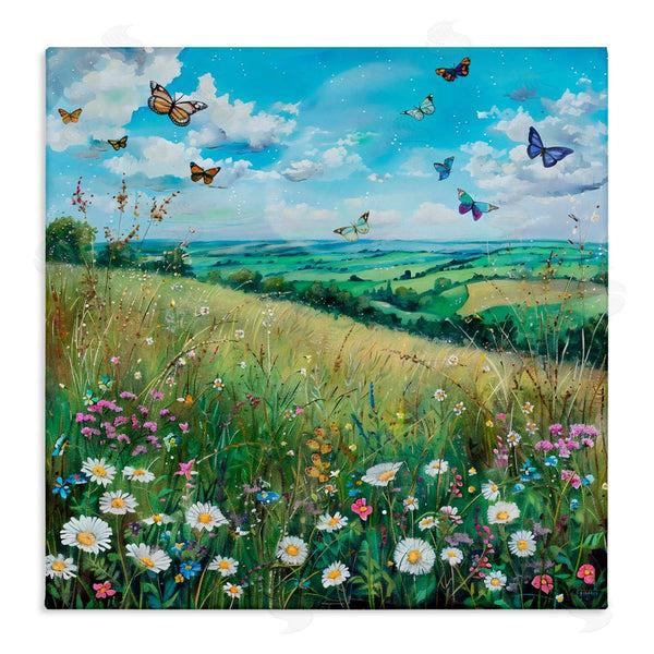 stupell industries LSR Creative Studio | Butterflies In Tranquil Meadow