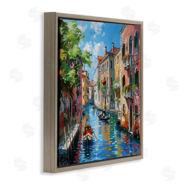 Stupell Industries LSR Creative Studio | Canal Boat Ride In City