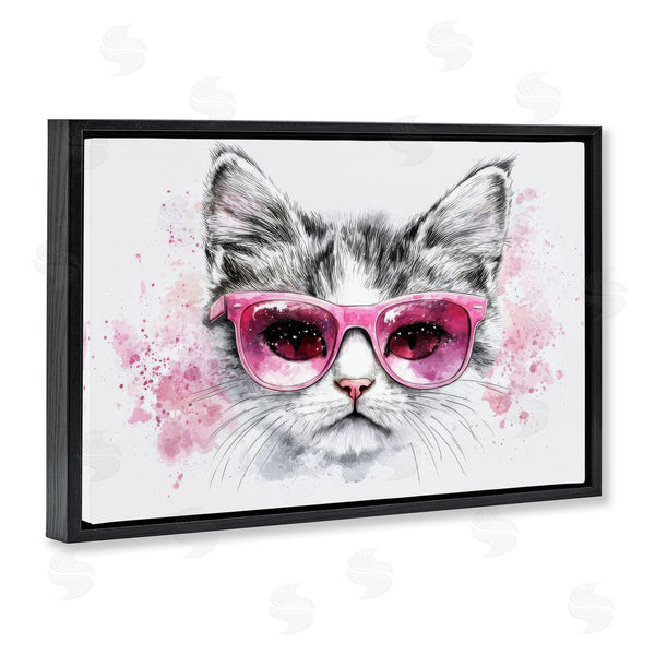 Stupell Industries LSR Creative Studio | Cool Cat With Sunglasses Wall Art