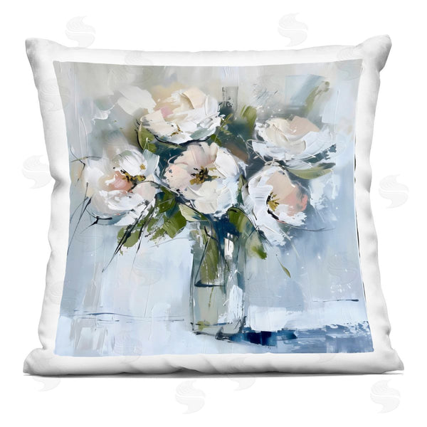 stupell industries LSR Creative Studio | Cottage Chic Modern Bouquet Printed Throw Pillow