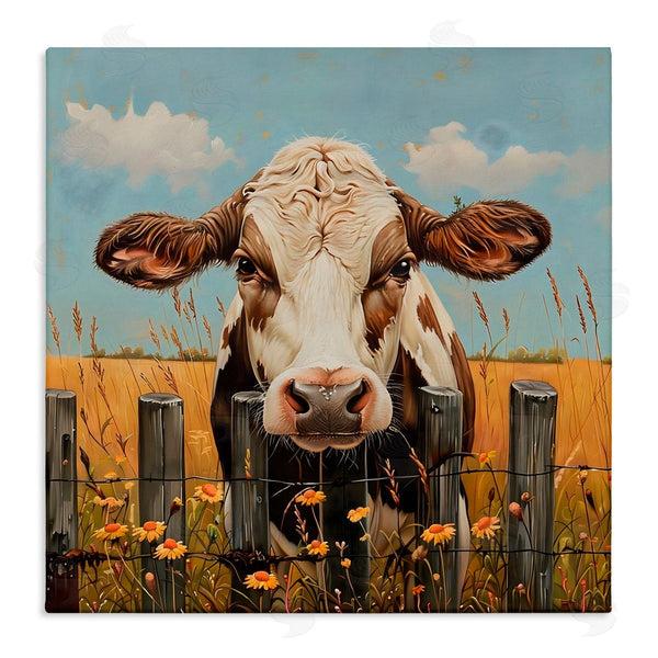 stupell industries LSR Creative Studio | Cow & Daisies Fence