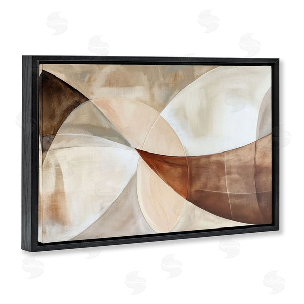 Stupell Industries LSR Creative Studio | Curved Neutral Tones Abstraction