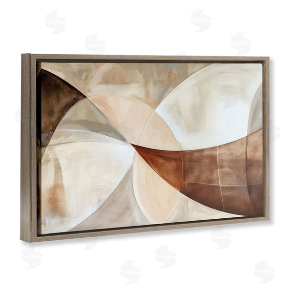 Stupell Industries LSR Creative Studio | Curved Neutral Tones Abstraction