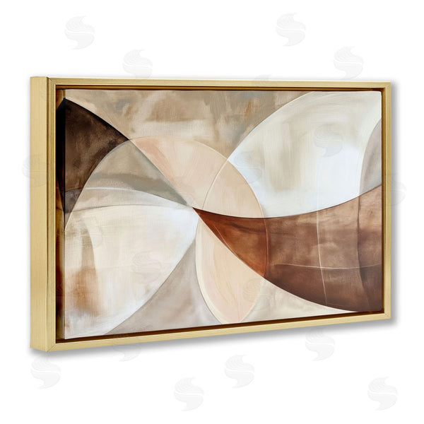 Stupell Industries LSR Creative Studio | Curved Neutral Tones Abstraction