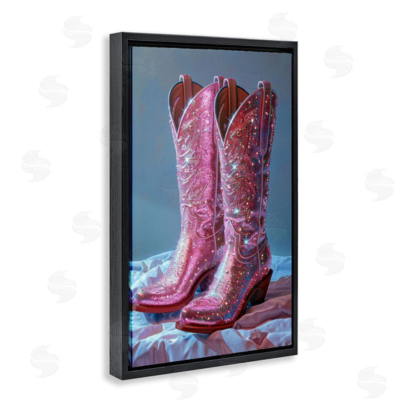 Stupell Industries LSR Creative Studio | Dazzling Pink Glam Cowgirl Boots