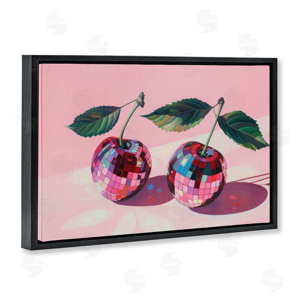 Stupell Industries LSR Creative Studio | Disco Ball Cherry Pair