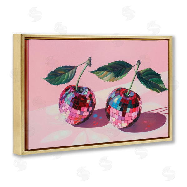 Stupell Industries LSR Creative Studio | Disco Ball Cherry Pair