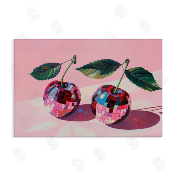 stupell industries LSR Creative Studio | Disco Ball Cherry Pair