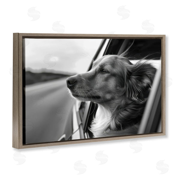 Stupell Industries LSR Creative Studio | Dog Out Car Window