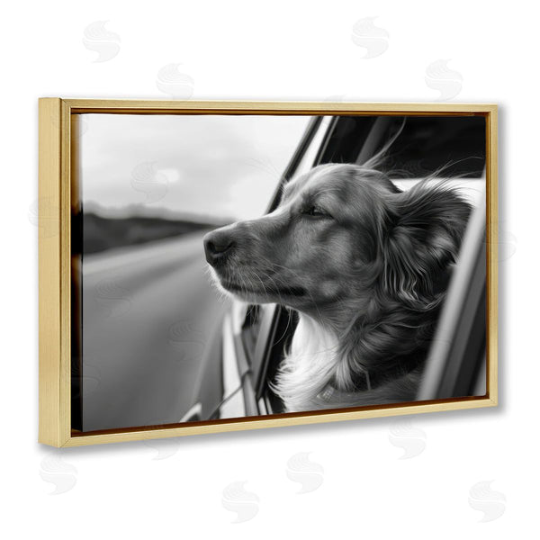 Stupell Industries LSR Creative Studio | Dog Out Car Window