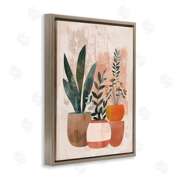 Stupell Industries LSR Creative Studio | Earthy Boho Potted Plants