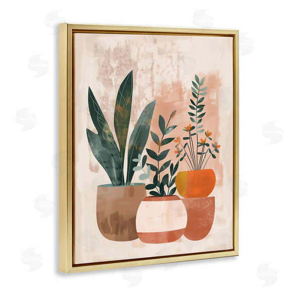 Stupell Industries LSR Creative Studio | Earthy Boho Potted Plants