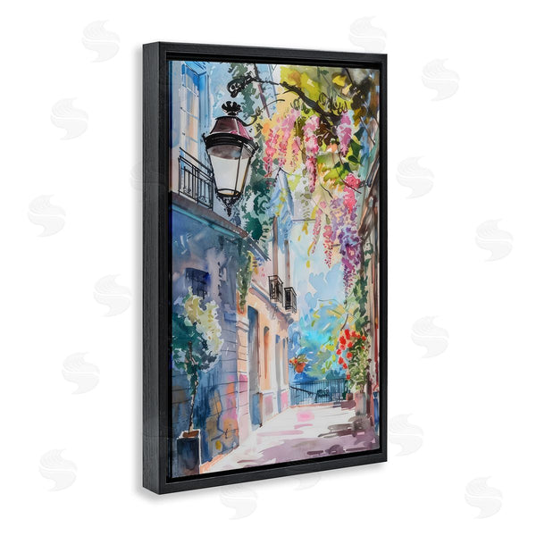 Stupell Industries LSR Creative Studio | Floral Walkway Cityscape