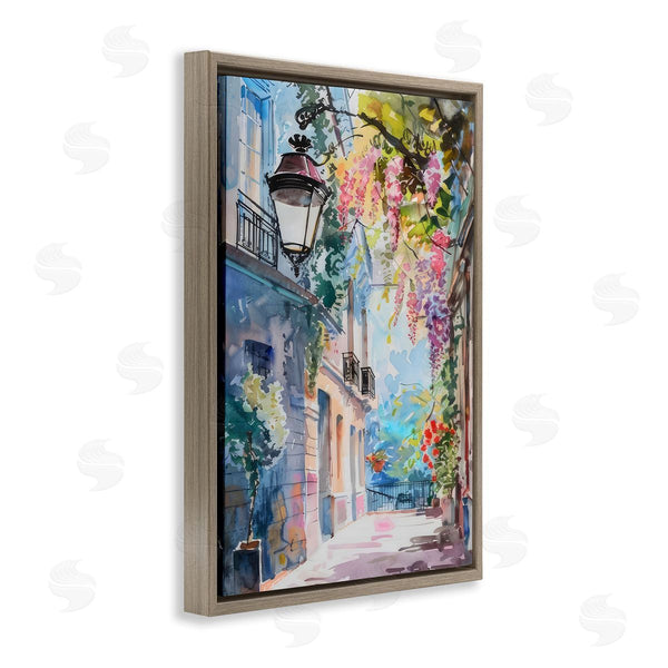 Stupell Industries LSR Creative Studio | Floral Walkway Cityscape