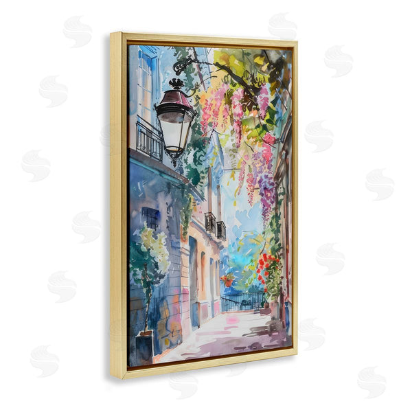 Stupell Industries LSR Creative Studio | Floral Walkway Cityscape