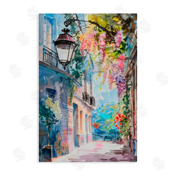 stupell industries LSR Creative Studio | Floral Walkway Cityscape