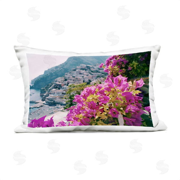 Stupell Industries LSR Creative Studio | Flowers In Positano Printed Throw Pillow