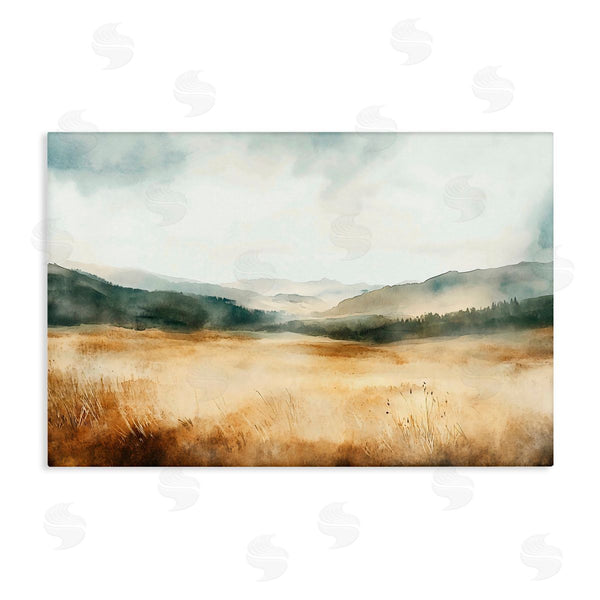 stupell industries LSR Creative Studio | Foggy Landscape Distant Hills
