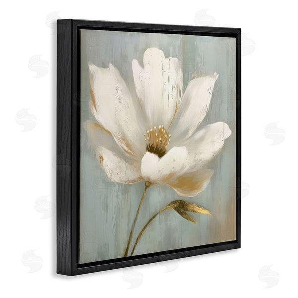 Stupell Industries LSR Creative Studio | Gold Brushed Flower