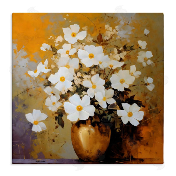 stupell industries LSR Creative Studio | Golden Vase with Daisies