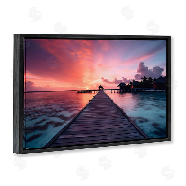 Stupell Industries LSR Creative Studio | Island Sunset Over Docks