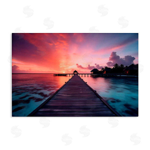 stupell industries LSR Creative Studio | Island Sunset Over Docks