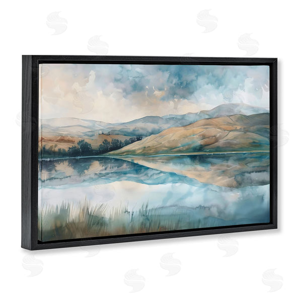 Stupell Industries LSR Creative Studio | Lake Reflecting Rolling Hills
