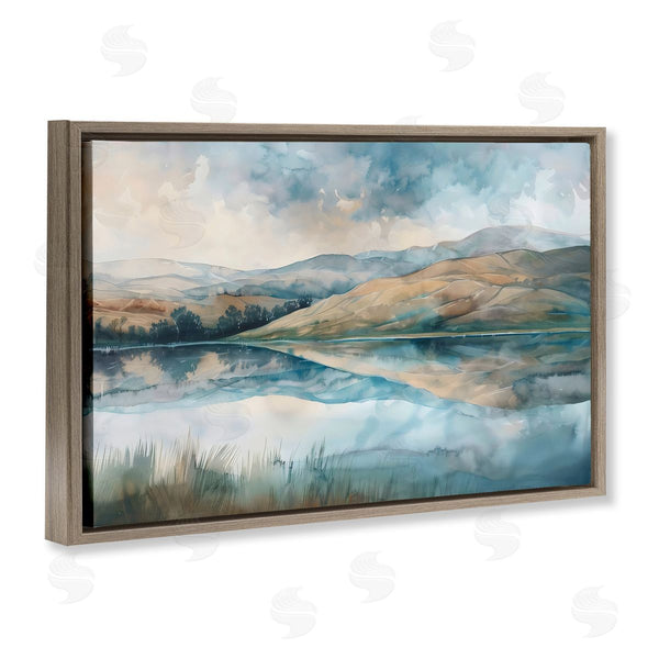 Stupell Industries LSR Creative Studio | Lake Reflecting Rolling Hills