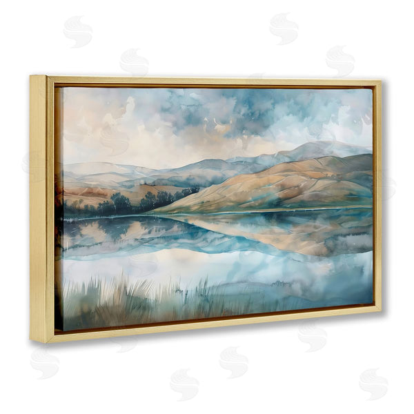 Stupell Industries LSR Creative Studio | Lake Reflecting Rolling Hills