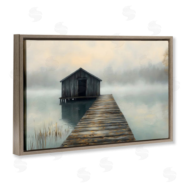Stupell Industries LSR Creative Studio | Lakeside Boathouse Dock