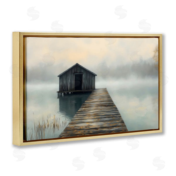 Stupell Industries LSR Creative Studio | Lakeside Boathouse Dock