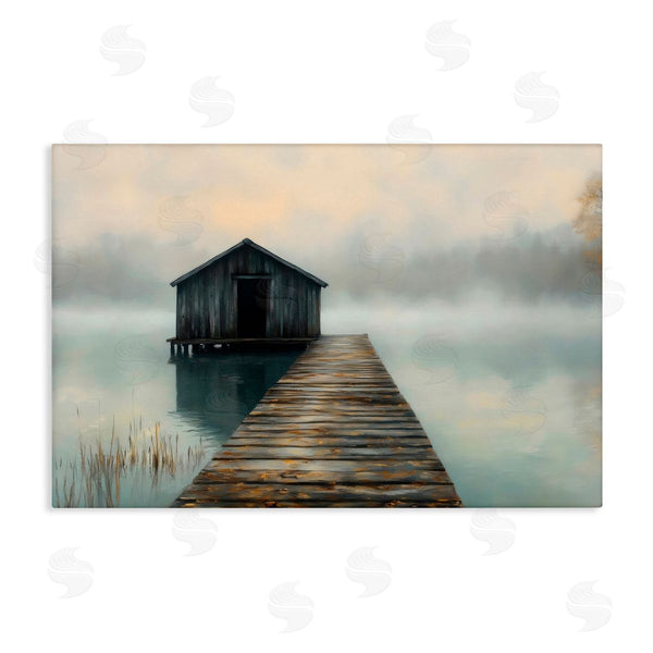 stupell industries LSR Creative Studio | Lakeside Boathouse Dock