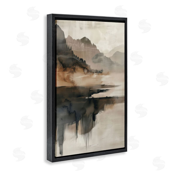 Stupell Industries LSR Creative Studio | Layered Opaque Mountain Reflection
