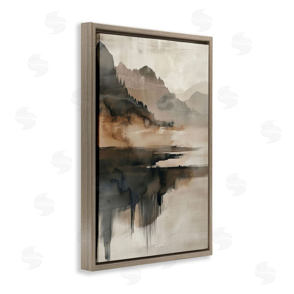 Stupell Industries LSR Creative Studio | Layered Opaque Mountain Reflection