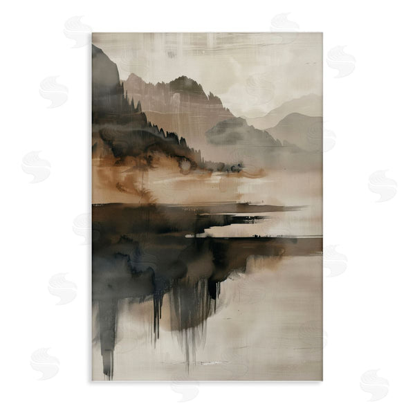 stupell industries LSR Creative Studio | Layered Opaque Mountain Reflection