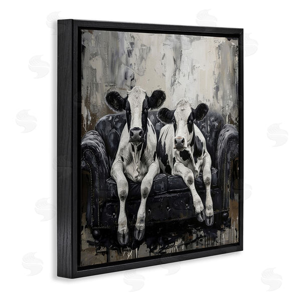 Stupell Industries LSR Creative Studio | Lounging Cows On Couch