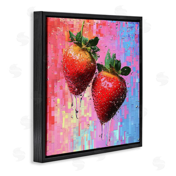 Stupell Industries LSR Creative Studio | Lush Strawberries With Water Drip